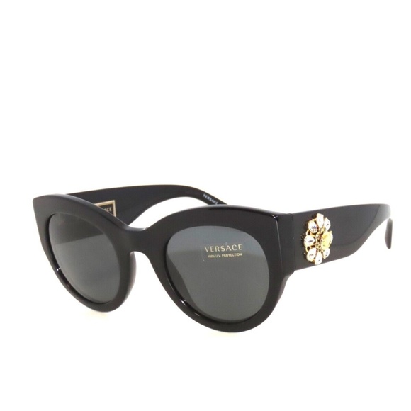 Versace VE4353BM 4353 5314/87 Black Gray Sunglasses main image 4